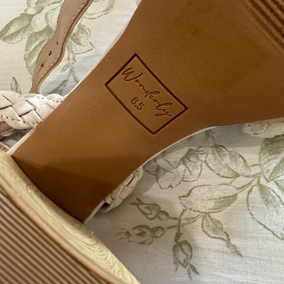 Wonderly Cream Braided Heels - Picture 4 of 4